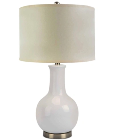 Abbyson Living Katy Ceramic Table Lamp In White