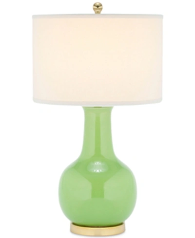 Safavieh Paris Ceramic Table Lamp In Green