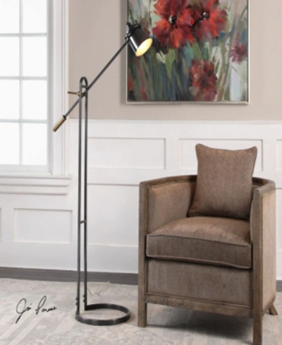 Uttermost Chisum Dark Bronze Floor Lamp In Open Misce