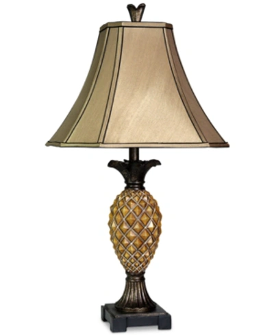 Stylecraft Pineapple Table Lamp In Gold