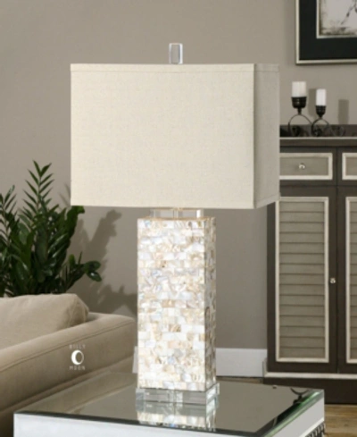 Uttermost Aden Capiz Shell Lamp In Open Misce