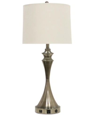 Stylecraft Jalynn Table Lamp In Silver