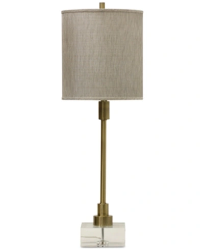 Harp & Finial Lenox Table Lamp In Gold
