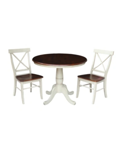 International Concepts 36" Round Top Pedestal Table In No Color