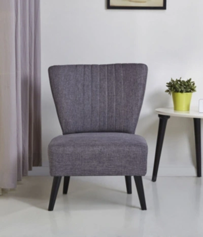 Gold Sparrow Fontana Accent Chair In Dark Gray