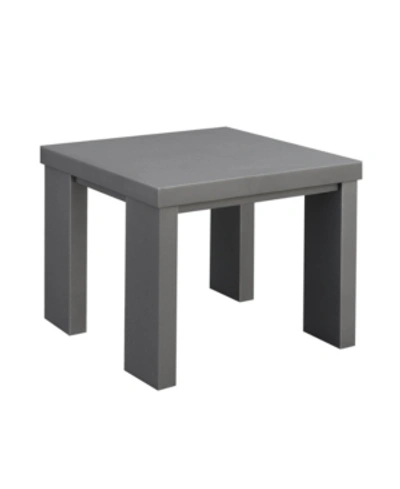 Furniture Of America Gonda Patio End Table In Grey