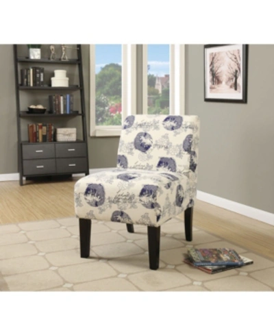 Acme Furniture Ollano Accent Chair In Navy