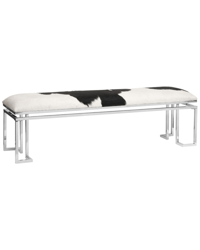 Moe's Home Collection Appa Bench In Silver