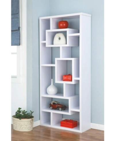 Furniture Of America Hazo Modern Bookcase In White