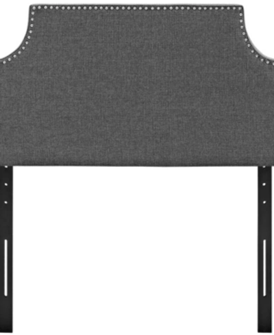 Modway Laura Twin Upholstered Fabric Headboard In Gray