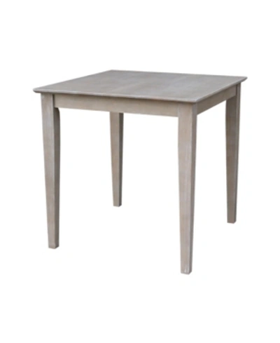 International Concepts Solid Wood Top Table - Dining Height In No Color