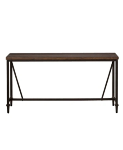 Hillsdale Trevino Sofa Table In Brown