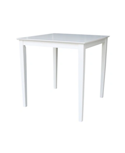 International Concepts Solid Wood Top Table - Counter Height In No Color
