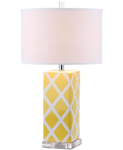 Safavieh Garden Table Lamp In Yellow