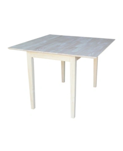 International Concepts Dual Drop Leaf Dining Table - Square In No Color