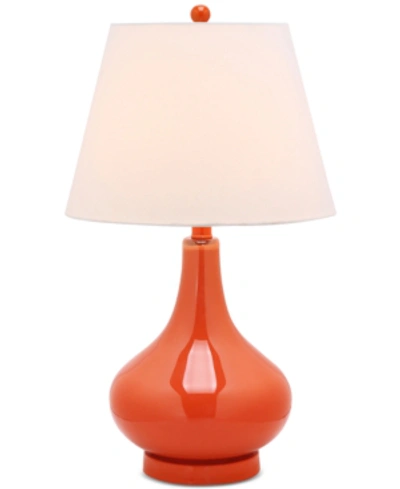 Safavieh Amy Table Lamp In Red