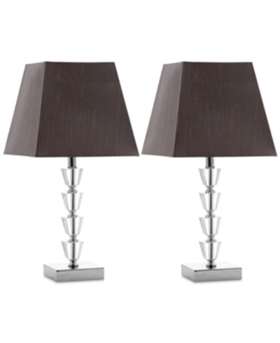 Safavieh Set Of 2 Avalon Table Lamps In Clear