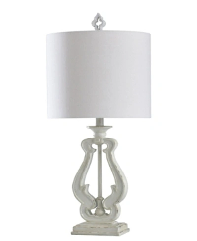 Stylecraft 27in Robert Table Lamp In White