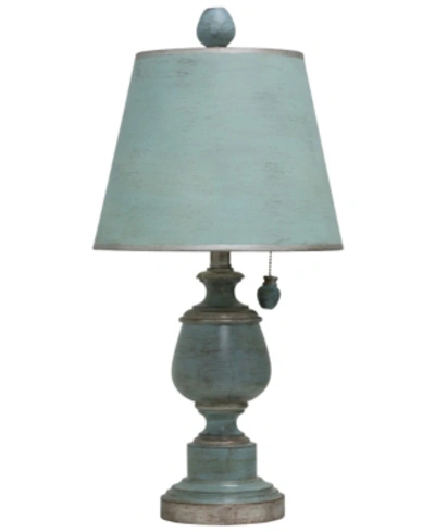 Stylecraft Chelsea Accent Table Lamp In Blue