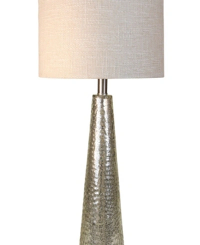 Stylecraft Northbay Table Lamp In Silver-tone