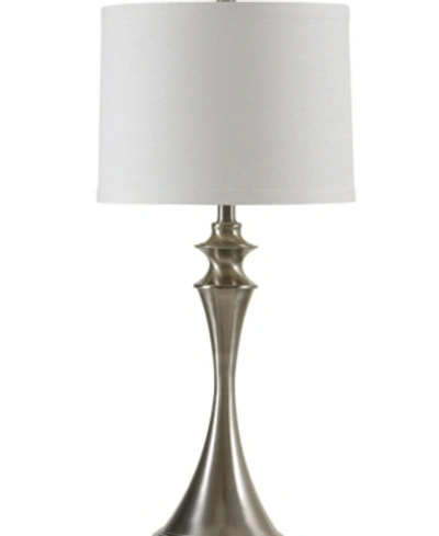 Stylecraft Hardback Fabric Shade Table Lamp In Multi