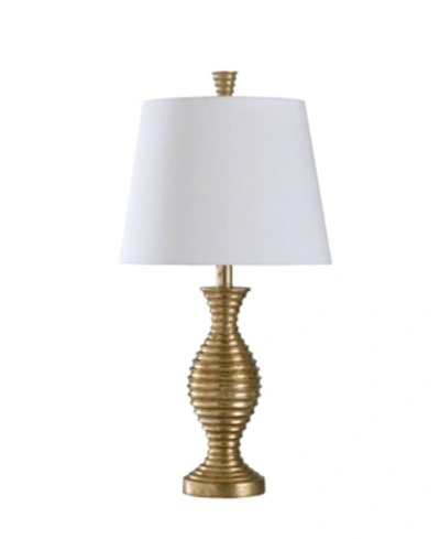 Stylecraft Vintage-inspired Table Lamp In Gold