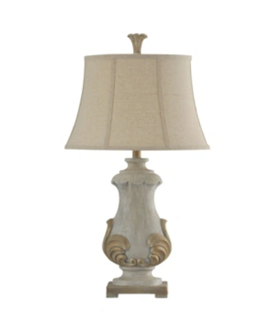 Stylecraft Softback Fabric Shade Table Lamp In Cream