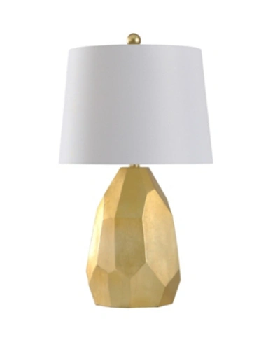 Stylecraft Painted Table Lamp In Gold