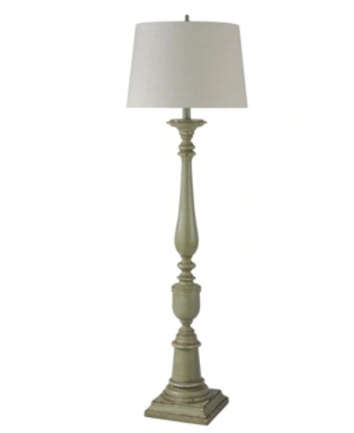 Stylecraft Avignon Floor Lamp In Green