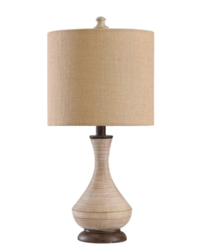 Stylecraft 24in Pamela Table Lamp In Gray