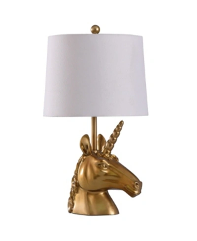 Stylecraft Magical Unicorn Table Lamp In Gold