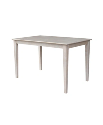 International Concepts Solid Wood Top Table - Dining Height In No Color