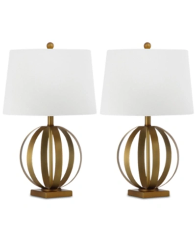 Safavieh Set Of 2 Eugenia Table Lamps In Gold