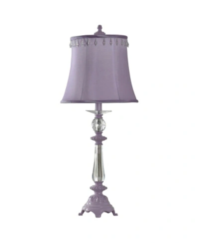 Stylecraft Inspiration Accent Table Lamp In Purple