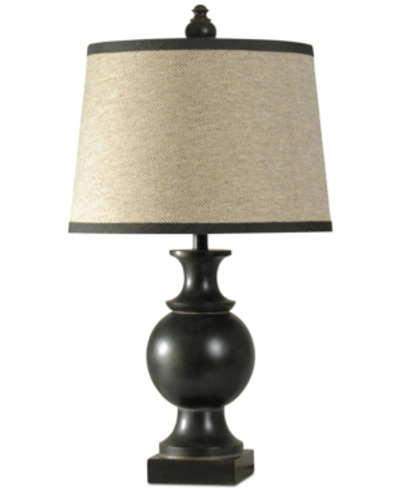 Stylecraft Noir Table Lamp In Dark Brown