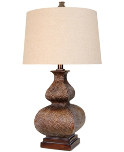 Stylecraft Chalk Wash Table Lamp In Brown