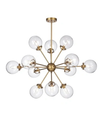 Home Accessories Masakee 39.4" 12-light Indoor Chandelier With Light Kit In Gold