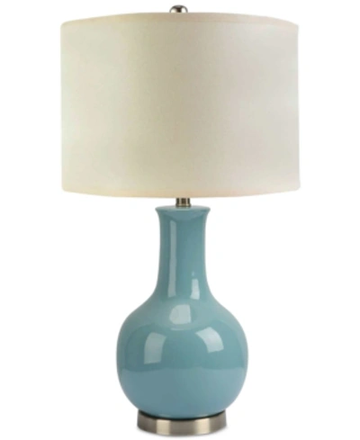 Abbyson Living Katy Ceramic Table Lamp In Light Blue