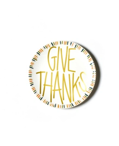 Coton Colors Dusk Give Thanks Salad Plate In Gold Tone