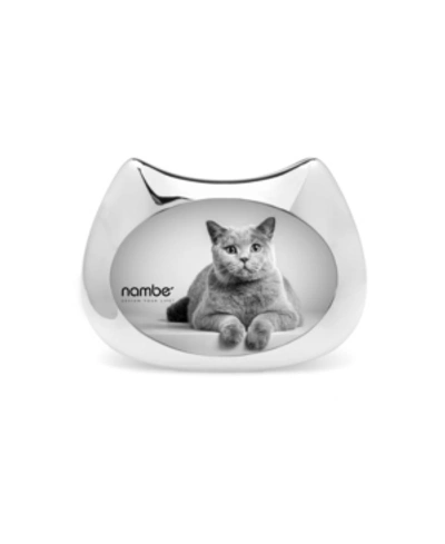 Nambe Cat Frame In Silver-tone