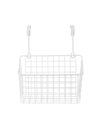Spectrum Diversified Grid Storage Basket, Medium In White