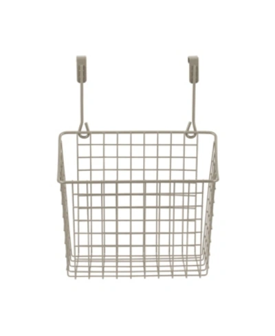 Spectrum Diversified Grid Storage Basket, Medium In Brass