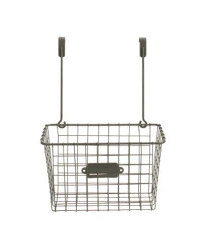 Spectrum Vintage-like Living Over The Cabinet Basket, Large In Gray