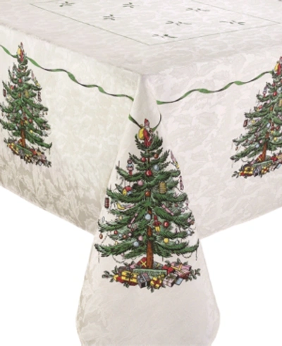Spode Christmas Tree Ivory/green 60x120 Tablecloth