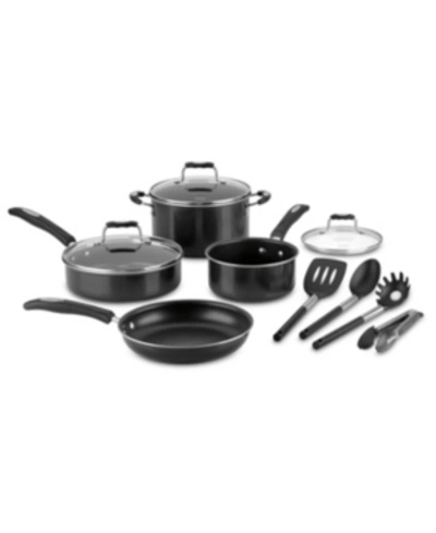 Cuisinart Aluminum Nonstick 11-pc. Cookware Set In Black