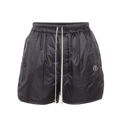 Rick Owens X Moncler Shorts In Black