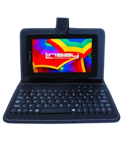 Linsay New 7" Wi-fi Tablet 2gb Ram 32gb Android 12 With Black Keyboard Case