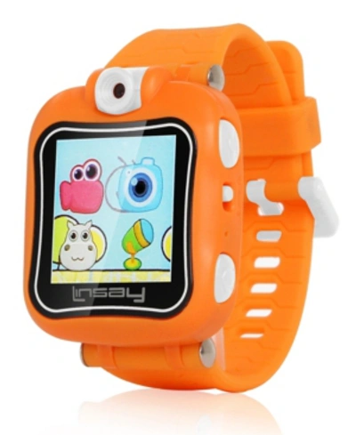 Linsay 1.5" Kids Smart Watch Selfie Camera With Hd 90 In Orange