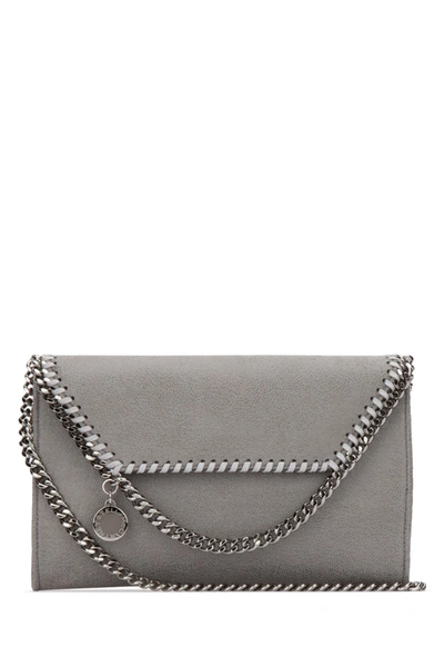 Stella Mccartney Falabella Mini Shoulder Bag In Light Gray/silver