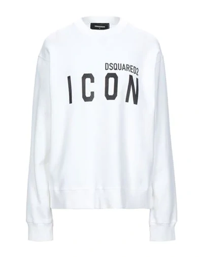 Dsquared2 Sweatshirts In White